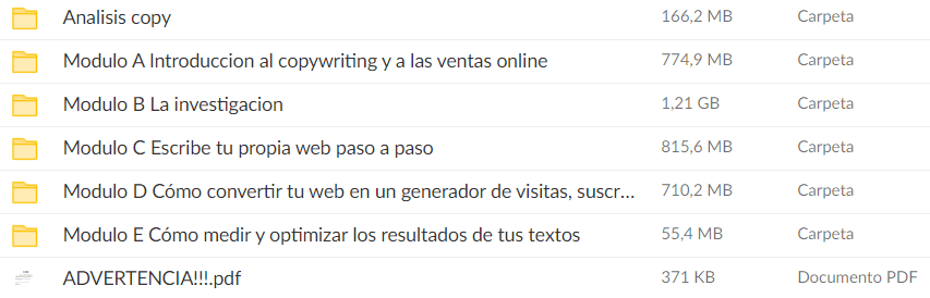 Descarga CopyWriting x Web