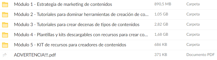 Descarga Curso Mas Contenidos